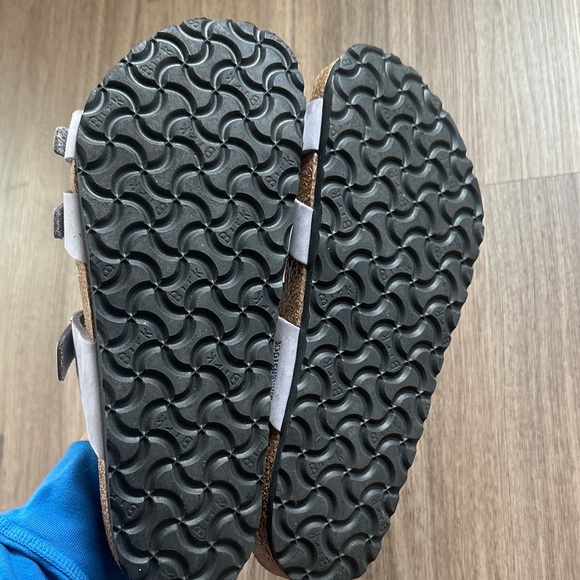 Birkenstock Double-Strap Sandals in Light lavender Suede - Picture 7 of 8